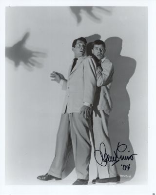 Jerry Lewis Autographed 8x10 Photo Scary Pose Dean Martin