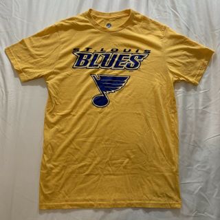 St.  Louis Blues Men’s Nhl Hockey Athletic Fit T - Shirt Mens Size Medium Yellow