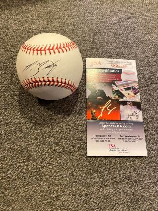 Mayor Pete Buttigieg President 2020 Signed Baseball Autograph Photo Proof & Jsa