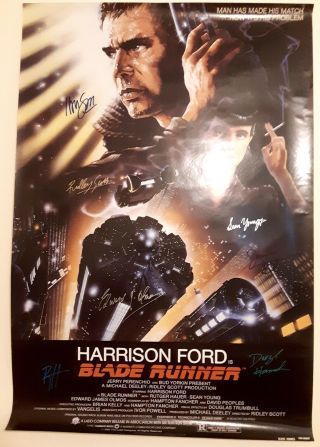 1982 Blade Runner - Autographed Movie Poster