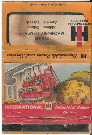Plains Machinery Company - International Harvester Early 40ct Match Cover