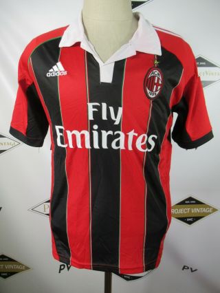 G2896 Adidas A.  C.  Milan Football Soccer Jersey Size S