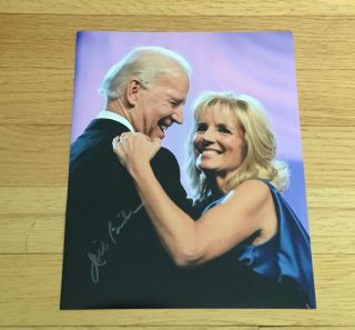 Jill Biden Former 2nd Lady Joe Barack Obama Signed Autograph 8x10 Photo 1