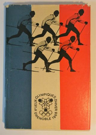 Grenoble 1968 X Winter Olympic Games Book In Estonian Language Well Illustrated