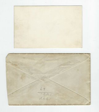 Robert G Ingersoll Signed Card With Envelope Autograph 1881 2