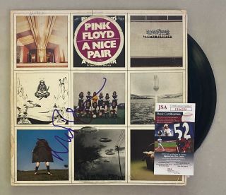 Nick Mason Pink Floyd Signed Autograph " A Pair " Album Vinyl Lp Jsa