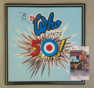 Pete Townshend The Who Signed Autograph " The Who Hits 50 " Tour Program Jsa