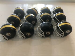 12 Pittsburg Steelers Micro / Pocket - Size /mini Football Helmet Old - School Style