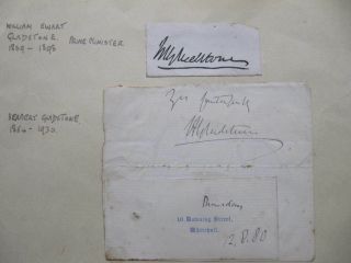 William Gladstone - Signed Autograph - British Prime Minister -