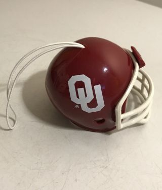 University Of Oklahoma Christmas Tree Ornament Football Helmet Ncaa