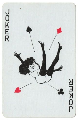 1 Playing (swap) Card - Joker - Advertisement - Playboy [2620]