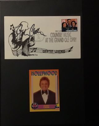 Johnny Cash Autographed Carter Family First Day Cover