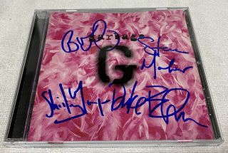 Garbage Self Titled Debut Cd Signed Butch Vig Autographed Shirley Manson