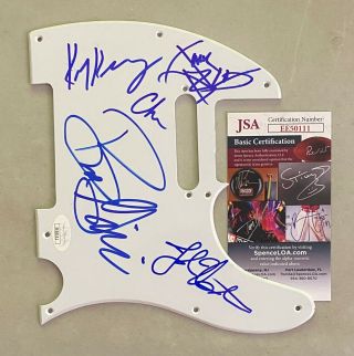Night Ranger (band) Signed Autograph Auto Tele Guitar Pickguard X5 Jsa