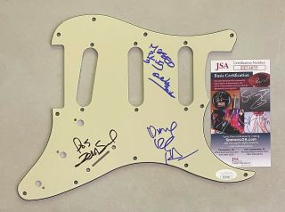 De La Soul (rap Group) Signed Autograph Strat Guitar Pickguard X3 Jsa