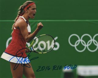 Monica Puig Signed 8x10 Photo Rio 2016 Olympics Gold Medal Puerto Rico 3