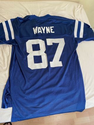 Reebok Nfl On Field Reggie Wayne Jersey Size L Good Cond - Colts Indianapolis