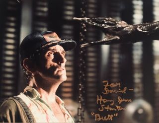 Harry Dean Stanton Signed 8x10 Color Photo Alien To David