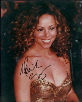 Mariah Carey Autographed Signed 8x10 Photo With In Frame