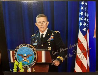 Michael Flynn Signed Autographed 8x10 Photo Pic National Security Advisor Trump