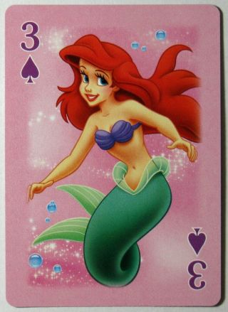 Disney Princess Ariel The Little Mermaid Single Swap Playing Card - 1 Card