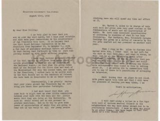 Lou Henry Hoover - U.  S.  First Lady,  Herbert Hoover - Signed Letter (tls),  1935