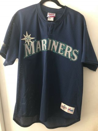 Vintage Majestic Mlb Seattle Mariners Baseball Jersey Size Xl