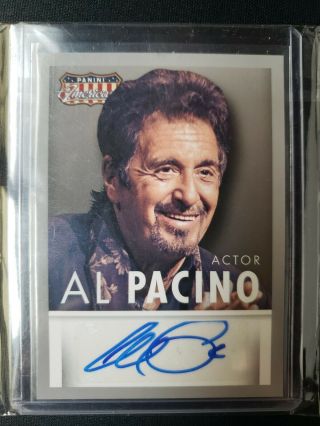 2015 Panini Americana Al Pacino Autograph S - Al Kind Of A Big Deal Actor