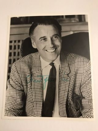Christopher Lee Signed Autograph Vintage 8x10 Photo Forrest J Ackerman Estate