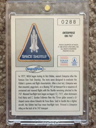 FRED HAISE SIGNED TRADING CARD APOLLO 13 ASTRONAUT AUTOGRAPH 2
