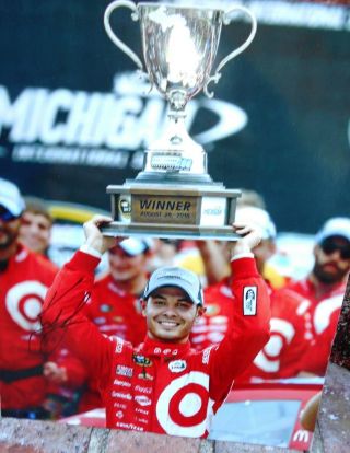 Kyle Larson Target/chip Ganassi Autographed 8 X 10 Photograph From 2016