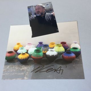 Ai Weiwei 艾未未 ;in - Person 2017 Signed Photo 8 X 10 Autograph,  Photo Proof