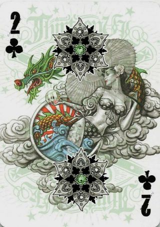 Alchemy England Gothic Single Swap Playing Card 2 Of Clubs