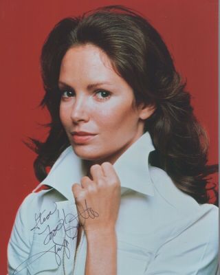 Jaclyn Smith Hand Signed 8x10 Color Photo Charlie 
