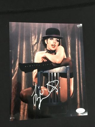 Liza Minnelli Signed 8x10 Color " Cabaret " Photo - Jsa (james Spence)