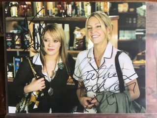 Autographed Signed Photo With Heather Locklear Hilary Duff