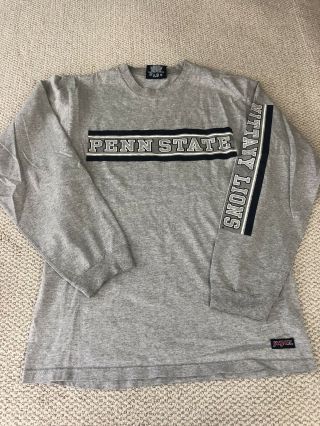 Vintage Penn State University Long Sleeve Shirt Size Small Jansport Psu