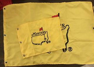 Mini Masters Golf Flag Unsigned