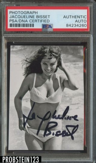 Jacqueline Bisset Signed Bikini Picture Psa Dna Certified Autograph Photo