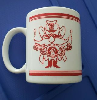 Texas Tech Red Raiders Guns Up Coffee Cup White & Red
