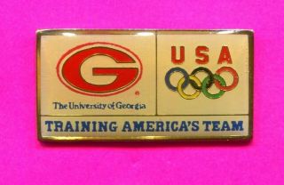1996 Olympic Pin University Of Georgia Pin Training Americas Team Usa Pin