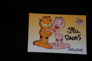 Jim Davis 2004 Pacific Garfield Signed Autographed Card 6 Garfield Cat Creator