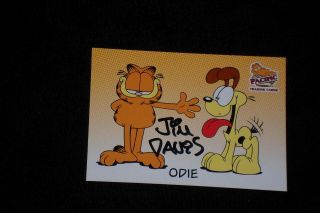 Jim Davis 2004 Pacific Garfield Signed Autographed Card 2 Garfield Cat Creator