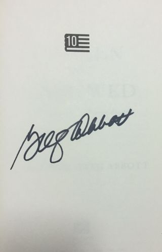 Gov.  Greg Abbott Broken But Unbowed Signed/Autographed Hardcover Book Texas 2