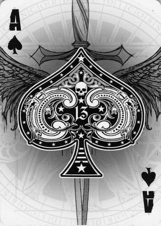 Alchemy Gothic Single Swap Playing Card - 1 Card - Ace Of Spades