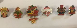 Cincinnati Reds World Champion Year 1990,  6 Lapel Pin Pin Back