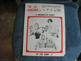 1975 The Ringsider Wrestling News With Dusty Rhodes,  Bob Orton Grobee1957