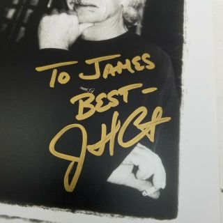 John Carpenter Horror Director8 x 10 Photo AUTOGRAPH Auto Signed : To James 3