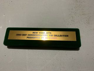 Set of 5 York Jets Logo Collector Pins Rare 2