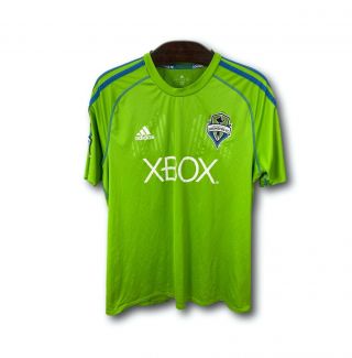 Adidas Seattle Sounders Fc Mls Climalite Formation Soccer Jersey Sz L